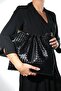 DRAVEN Black Knitted Women's Shoulder Bag - 3
