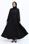 Beri̇l Tesettür Zippered Ferace Dress Black - 3