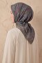Soft Scarf Melodi Pattern Light Green 90X90 - 2