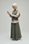 Women's Vest, Shirt, Skirt, Elastic Waist, Three-Piece Suit