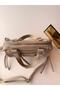 Women's Mink Leather Look Zippered Strap Hand and Shoulder Bag - 3