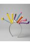 Moving Eyed Chenille Crazy Hair Crown Party Crown Birthday Entertainment Hair Accessory - 2