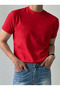 Men's Summer T-Shirt Cotton Basic Relaxed Fit Crew Neck Lightweight Fabric