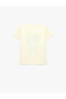 Dinosaur Printed Cotton Ecru Boys' T-Shirt 6Skb10497Tk - 5