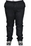 Mode XL Real Big Size Women's Pants Jogger Duz Paca Denim 26913 Black