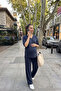 City Soft Comfort Modal Maternity and Postpartum V-Neck Top and Bottom Set - 3