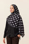 Polka Dot Kraş Shawl - Black