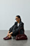 Vany Geniş City Bag Claret Red - 5