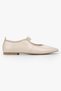 Women's Bless Ecru Skin Elastic Sports Ballerinas - 3
