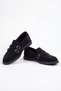 Black Women's Orthopedic Loafer Suede Buckle Casual Ballerina Shoes Sl851Nav - 4
