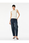 Slim Fit Lace Detailed Crew Neck Sleeveless Blouse