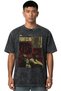 Fight Club Tyler Durden Legendary Movie Pre-Printed Unisex Oversize Vintage Washed T-Shirt