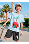 Ronaldo Printed Boys' Shorts Set