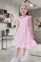 Girl's polka dot cotton ruffle sundress - 6