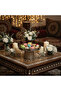 Royal Gold-Footed Stainless Steel Serving Tray – Stand for Weddings20 × 12 cm - 2