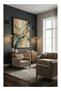 Modern Lighting, Wall lamp, Light, Gold and Black Color, 37x20 cm, Suitable for bedroom and living room, Adjustable height - 4