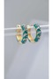 Colorful Enamel Hoop Earrings