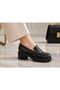 Women's Heel-Style Loafer Shoes - 4