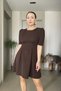 Beli Sitting and Pleated Balloon Sleeve Belted Dress - 6
