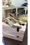 Women's Leather Buckle Detailed Gold New Season Low Heel Shoes - 8