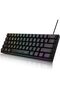 60% Gaming Keyboard, Waterproof Ultra-Compact Mini 61 Keys Keyboard RGB Backlit Portable Com