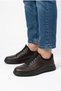 Men's Brown Genuine Leather Orthopedic Sole Seasonal Casual Shoes - 3
