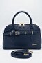 Stylish Modern Women's Shoulder Bag Convenient Navy Blue Strap Bag