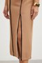 Striped Slit Detailed Slip Dress - 3