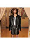 Keinxdesa Black Unisex Leather Shorts - 2