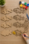 3D Wooden Painting Set – DIY Hobby Kit with Layered Fish Figures |   Children & Adult Educational Activity - 5