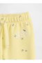 Gap Baby Girl Floral Print Elasticated Sweatpants 6 Months-5 Years Yellow - 2