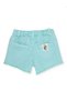 Girl's Tasseled Cuffed Floral Embroidered Kids Denim Shorts 2-8 Years Blue - 2