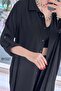 طقم فيسكوز مطرز بالزهور 6y117 - 4