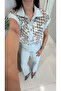 Melsta Blue Denim Trousers Set with Floral Embroidery Detail - 2