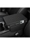 Upgraded Car Center Console Cover, Microfiber Leather Car Armrest Cover Cushion with 2 Storage Bags, Car Armrest Storage Box Car Interior Accessories for Most Vehicles (Black)