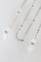 The Witness of Your Beauty Steel Women's Eyeglass Chain Silver Beaded Eyeglass Rope Strap Accessory - 4
