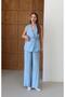 Lined Vest and Pants Set - 3