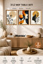 Bohem Tablo - 3 Parça Mdf Tablo Seti - 3