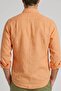 Farrington Apricot Color 100% Linen Shirt - 5