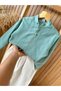 Boy's Linen Trousers and Collared Shirt Double Set - 4