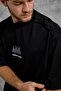 Men's T-Shirt Fashion Print Black Oversize Printed Crew Neck Cotton - 5
