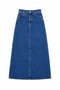 Denim maxi etek