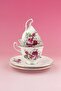 Victorian Rose Gold Gilded 2-Person Coffee Cup Set