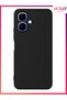 Black Liquid Inside Velvet Matte Silicone Case for Tecno Spark Go 2