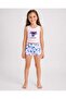 Girl's Paradise Printed Shorts Swimsuit Set