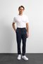 Navy Blue Men's Regular Fit Trousers B34S34016