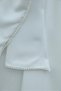 Pearl Detailed Spanish Sleeve Lined Crepe Abaya Dress with Detachable Cape -White - 7