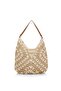 Hand Knitted Straw Bag with Lining - 2