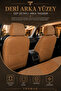 Dacia Jogger 2022+ Compatible Apex Linen Beige Tan Seat Cover with Lumbar Support - 6