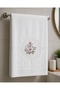 Yoncagül 50X90 cm Hand Towel |   6 Pieces |   Velvet Texture, Jacquard & 3D Embroidery, Stylish & Practical - 6
